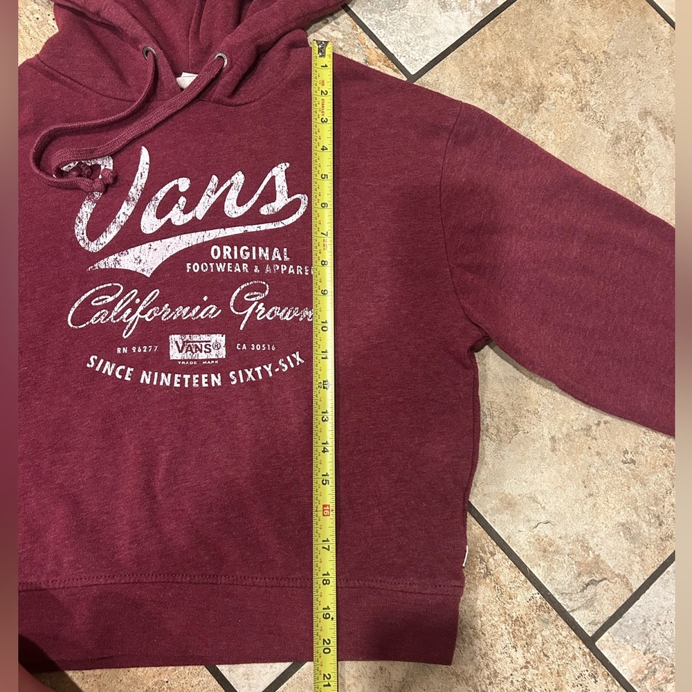 2💎’s/$22~Vans Women's Cropped Pullover Hoodie- XS - Picture 4 of 5